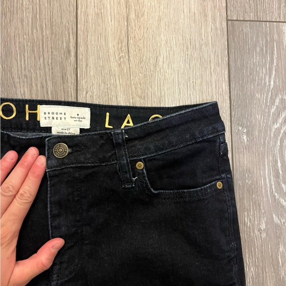 Kate Spade Broome Street Dark Wash Skinny Jeans Size 27 - Picture 4 of 12